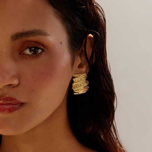 Textured Earring