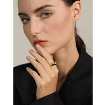 Load image into Gallery viewer, Chunky Dome Ring - shopvinchi - Chunky Dome Ring
