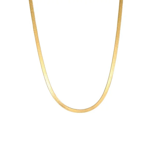 Flat Snake Necklace - shopvinchi - Flat Snake Necklace