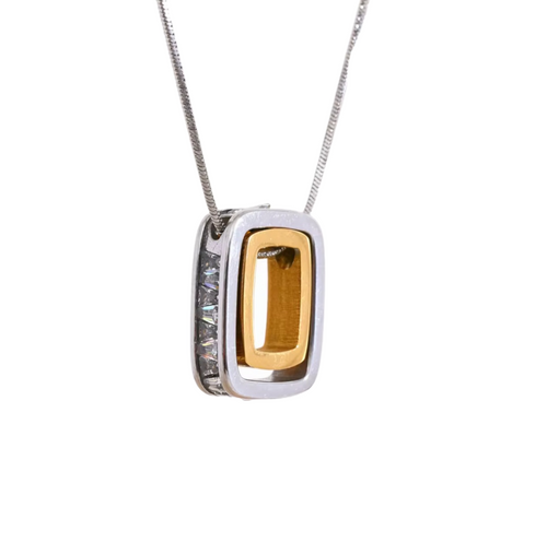 Geometric Elegance Necklece - shopvinchi - Geometric Elegance Necklece
